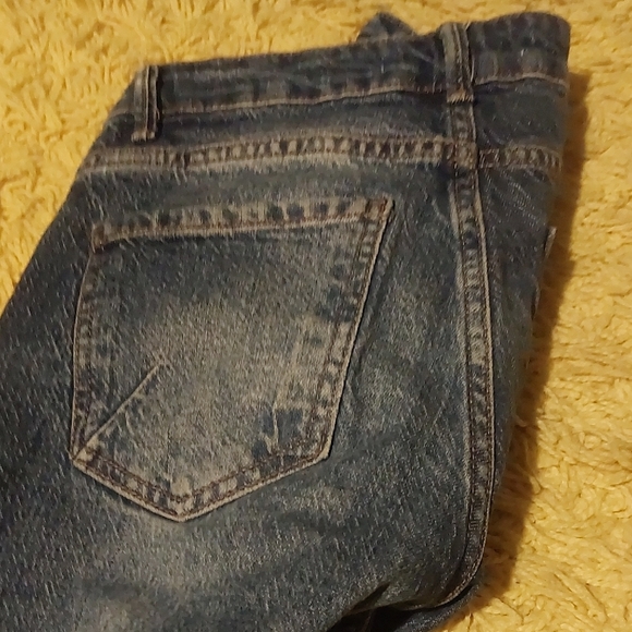 Zara Blue DistressedJeans Size 2 - Picture 3 of 3